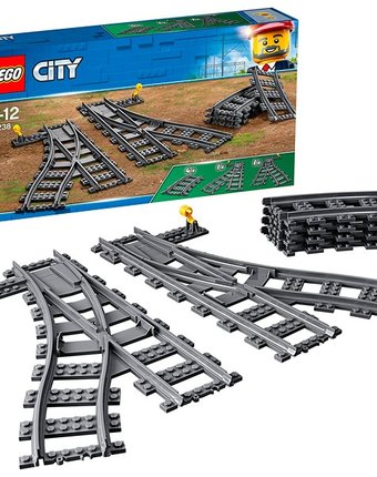 Конструктор Lego City 60238 Лего Город Железнодорожные стрелки