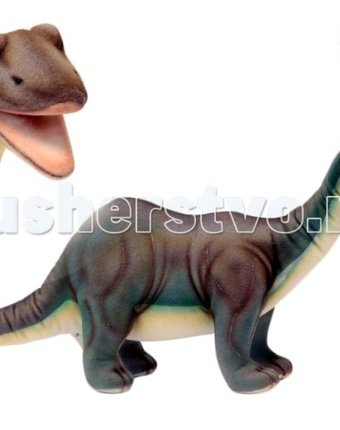 Миниатюра фотографии Мягкая игрушка hansa бронтозавр 45 см