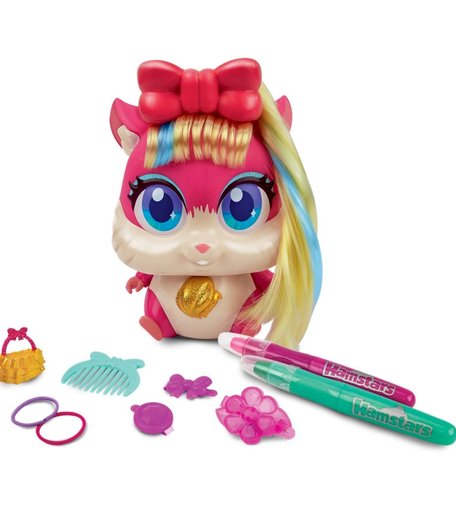 Игровой набор Хома Stars Cтильные питомцы Хомячок Моника с «растущими» волосами