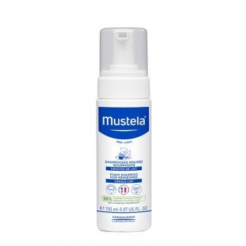 Шампунь-пенка от «молочных корочек» для новорождённых Mustela, 150 мл