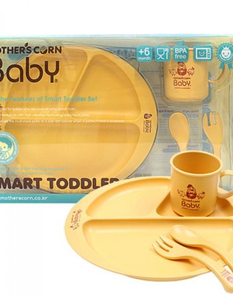 Mother's Corn Baby Набор из 4 предметов Умный малыш