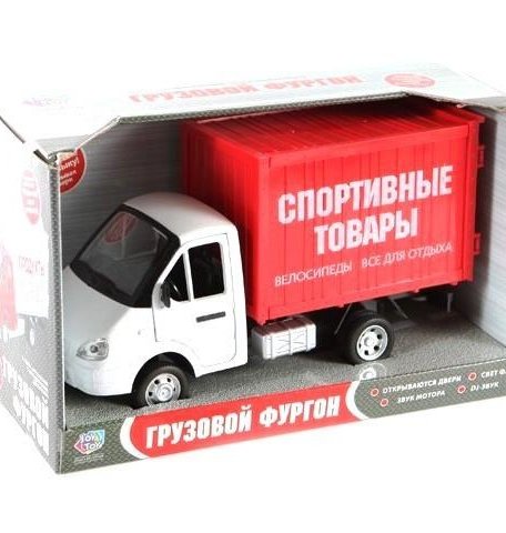 Play Smart Serinity Toys Машинка со звуком и светом Грузовой фургон Спортивные товары
