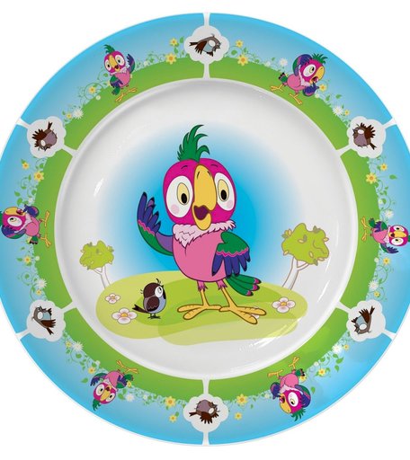 Тарелка Priority Попугай Кеша, с 3 лет