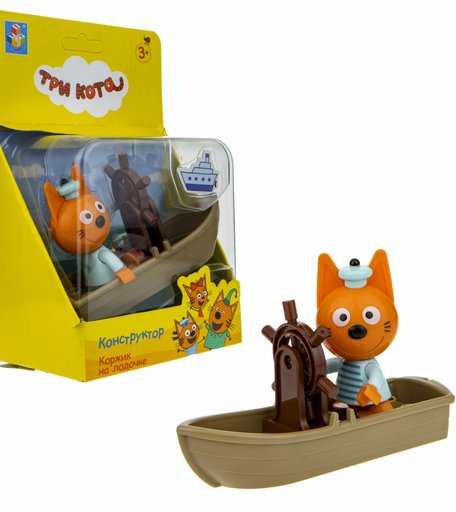 Конструктор Три кота Коржик на лодочке
