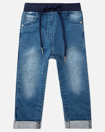 Брюки текстильные джинсовые для девочки