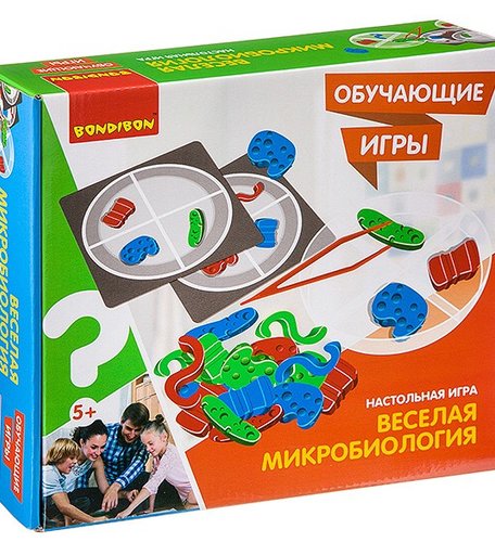 Bondibon Настольная игра Веселая микробиология