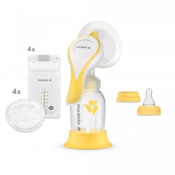 Молокоотсос ручной двухфазный Medela Harmony Flex Essentials Pack