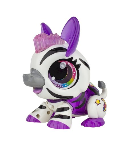 Интерактивная игрушка 1Toy Робо Лайф Зебра 30 см