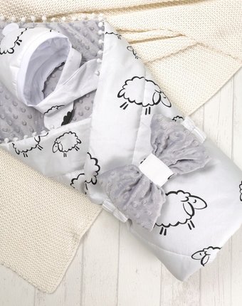 Миниатюра фотографии Супермамкет конверт-одеяло овечки (демисезон)