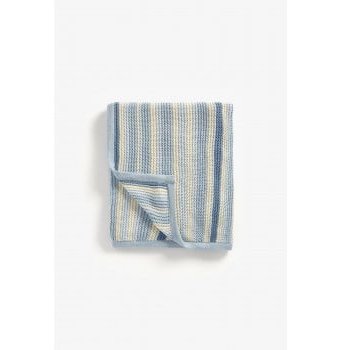 Одеяло вязаное, 90 х 70 см, голубой