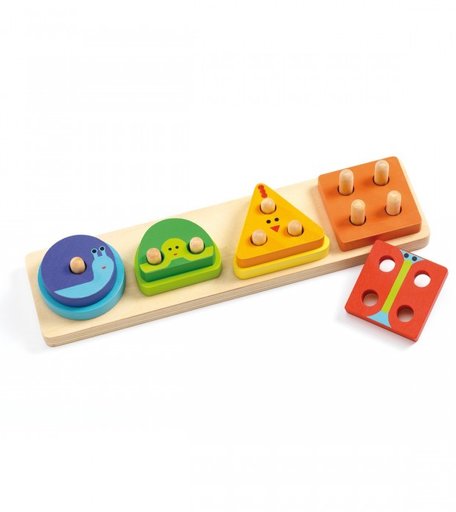 Деревянная игрушка Djeco Сортировка 1234