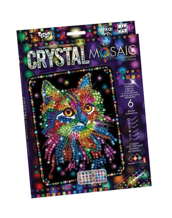 Набор для творчества Данко-Тойс Crystal Mosaic Кот