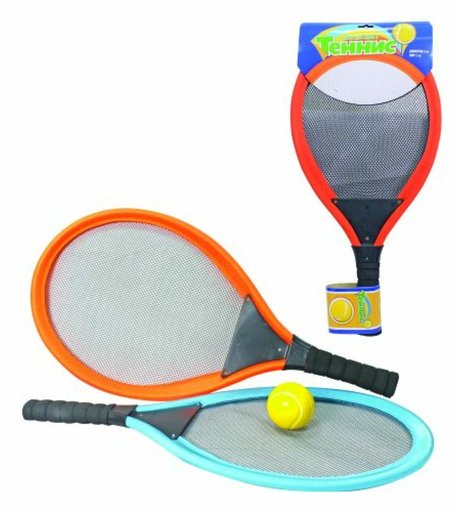 Игровой набор 1Toy ракетки и мячик, 25 х 74 см