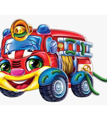 Шнуровка Издательство Учитель Машинка-спасатель