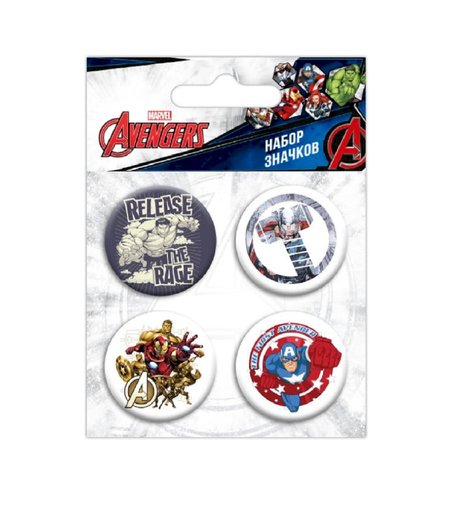 Набор значков Priority - Мстители 2, 10х8х0,8