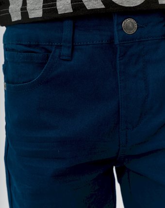 Миниатюра фотографии Темно-синие твиловые брюки button blue
