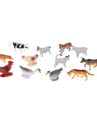 Миниатюра фотографии Игровой набор 1toy в мире животных животные с фермы