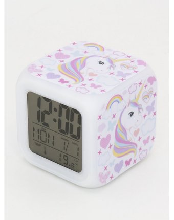 Часы Mihi Mihi будильник Единорог с подсветкой №26