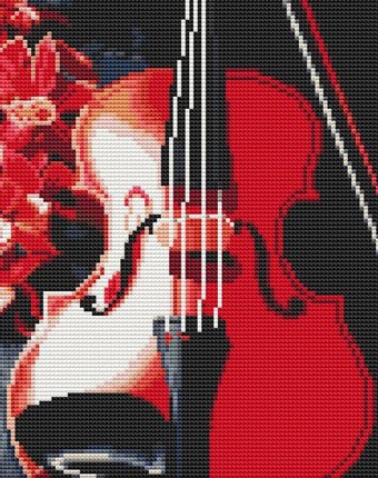 Molly Картина мозаикой Музыка цветов 30х30 см