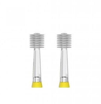 Комплект насадок для электрической зубной щетки Mega Ten Kids Sonic, white, белый