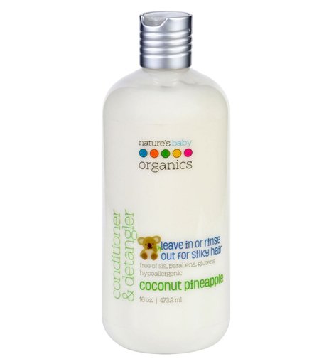 Кондиционер Natures baby organics Кокос и Ананас, с рождения, 236 мл