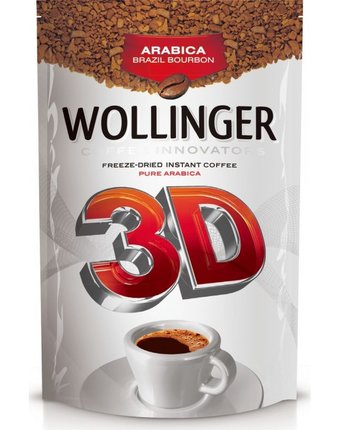 Миниатюра фотографии Wollinger кофе 3d растворимый 285 г