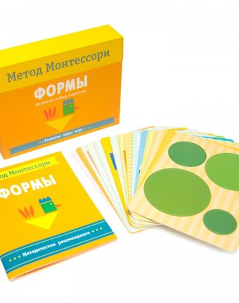 Мозаика kids Метод Монтесcори Развитие через игру Формы Игровой набор карточек