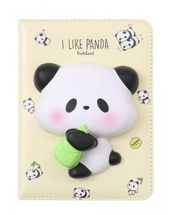 Mihi Mihi Блокнот со сквишем Панда I Like Panda А5