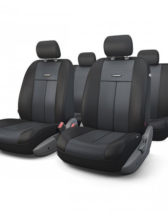 Миниатюра фотографии Autoprofi автомобильные чехлы tt airbag tt-902m (9 предметов)