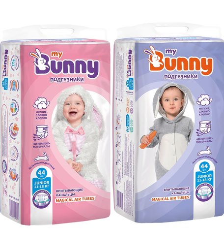 Подгузники My Bunny Junior (11-18 кг) шт.