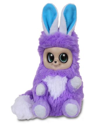 Миниатюра фотографии Интерактивная мягкая игрушка bush baby world 17 см цвет: фиолетовый