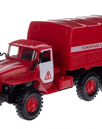 Serinity Toys Инерционная машинка Фургон Урал Пожарная служба