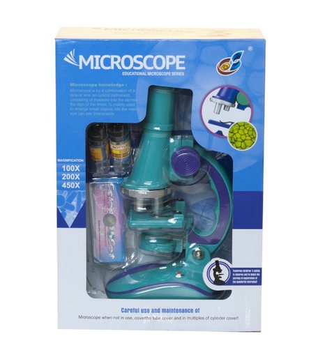Научно-познавательный набор Genio Kids Микроскоп со слайдами