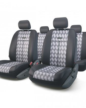 Миниатюра фотографии Autoprofi автомобильные чехлы tt airbag tt-902j (9 предметов)
