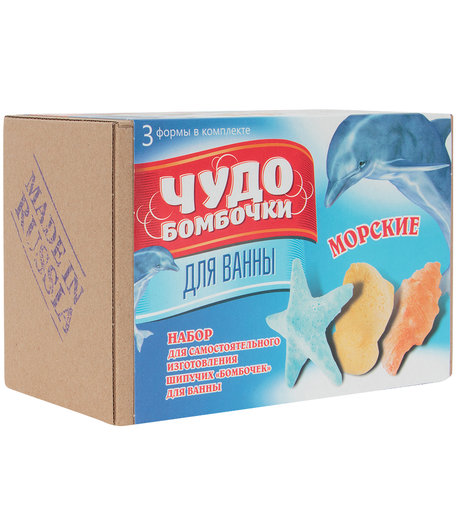 Набор для опытов Каррас Чудо Бомбочки Морские