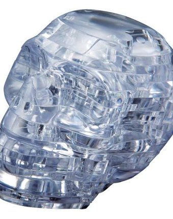 Миниатюра фотографии Головоломка crystal puzzle череп серебристый цвет: прозрачный