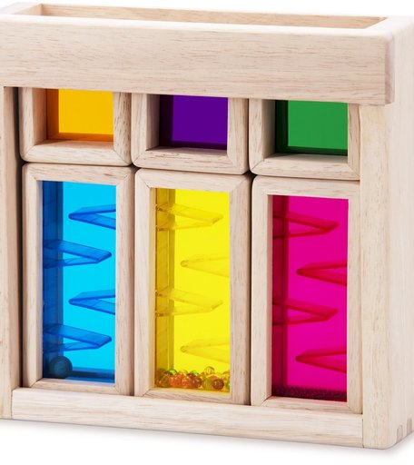 Деревянные радужные блоки Wonderworld
