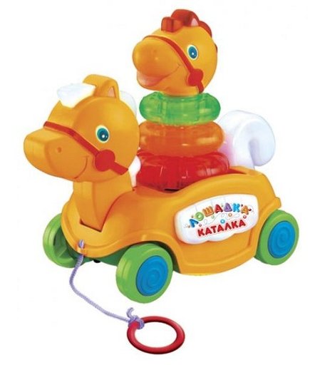 Каталка-игрушка Умка Лошадка B876678-R