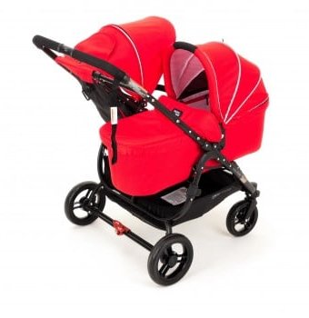 Миниатюра фотографии Люлька valco baby external bassinet для snap duo fire red, красный