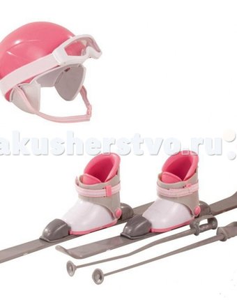 Миниатюра фотографии Gotz набор одежды и аксессуаров лыжника (8 предметов)