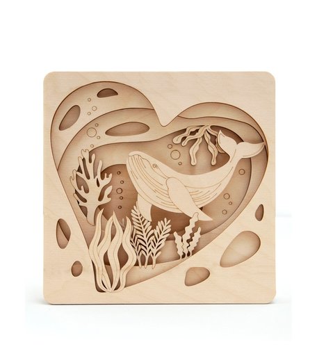 Сборная модель для раскрашивания Кит Орландо