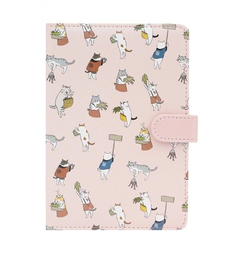 Kawaii Factory Блокнот на застежке Cat stories