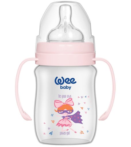 Бутылочка WeeBaby Plus. Classic, с рождения, 150 мл