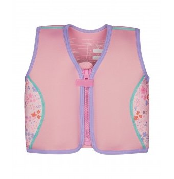 Жилет для плавания "Фламинго" для ребенка 2-3 лет, розовый
