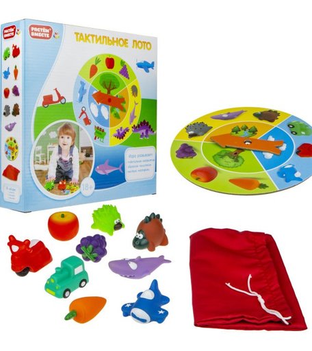 1 Toy Растем вместе Тактильное лото