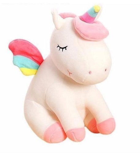 Мягкая игрушка Super01 Единорог Единорог 24 см цвет: розовый