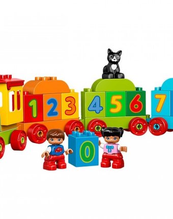 Миниатюра фотографии Конструктор lego duplo поезд считай и играй