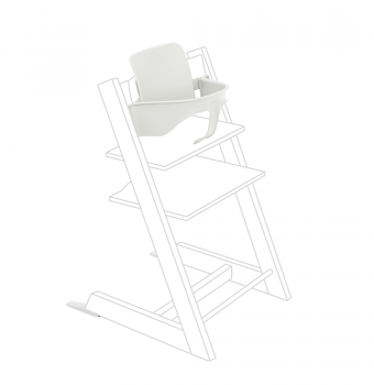 Пластиковая вставка Stokke Baby Set для стульчика Tripp Trapp White, белый