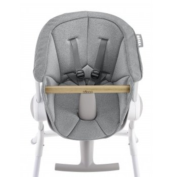 Миниатюра фотографии Подушка для стульчика для кормления beaba textile seat, серый