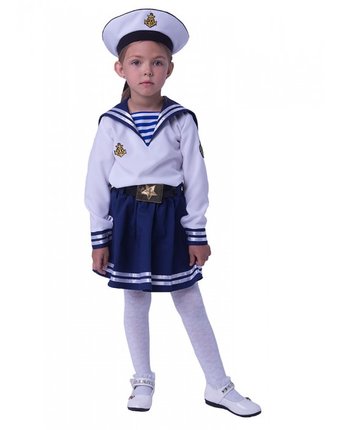 Миниатюра фотографии Пуговка карнавальный костюм морячка патриоты
